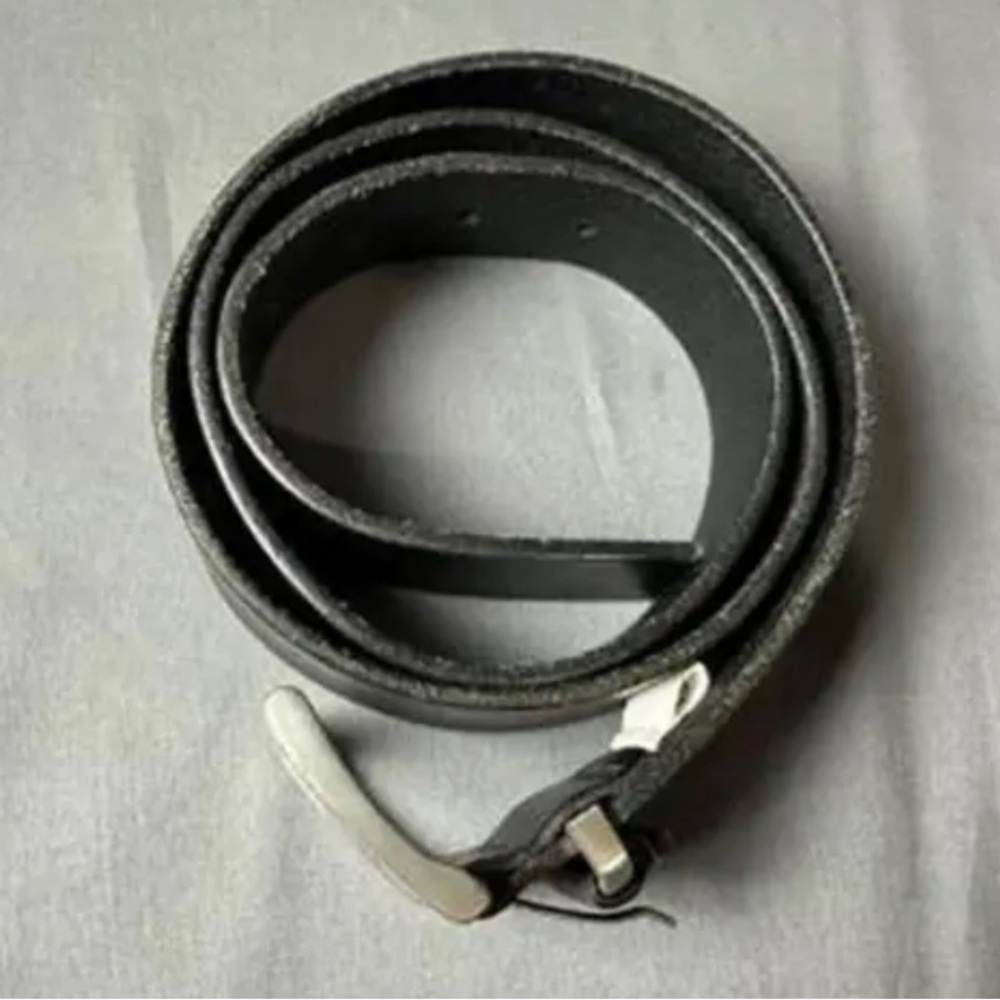 Express Men's Black Leather Belt Size 40
